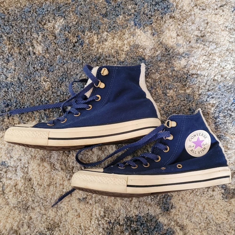 Blue Converse